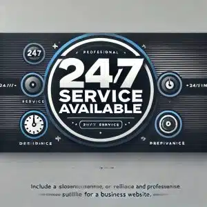 24/7 service