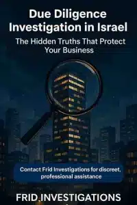due diligence investigation in Israel