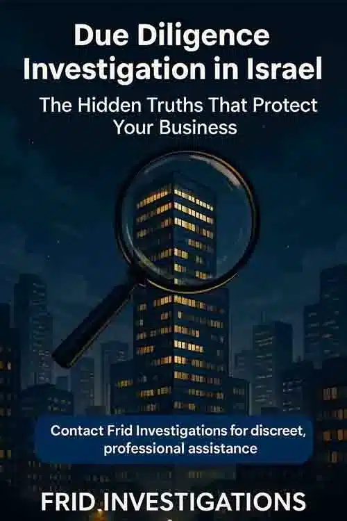 due diligence investigation in Israel