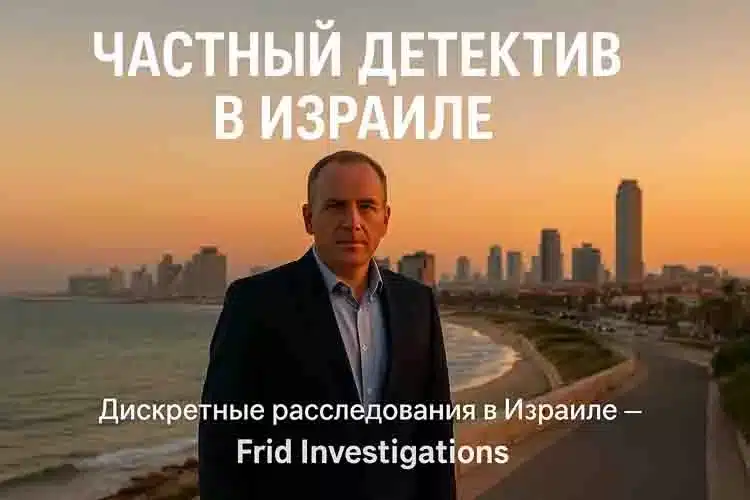 детектив в Израиле – Frid Investigations